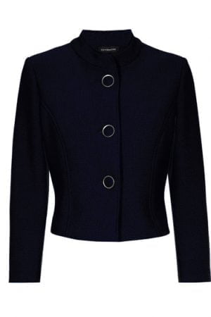 Caroline Biss Navy Blue Jacket Style 1846-21