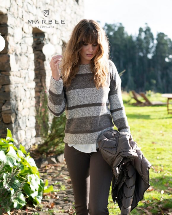 Marble Brown/Off-White Jumper Style 5881