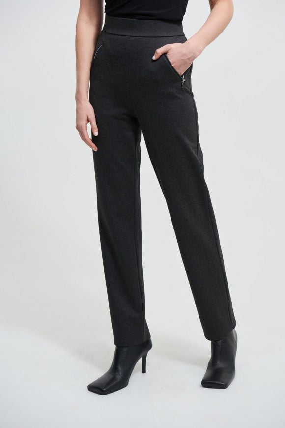 Joseph Ribkoff Charcoal Grey Trousers Style 213589