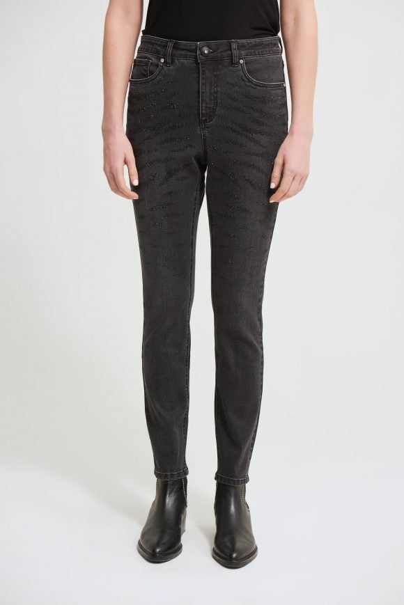 Joseph Ribkoff 213901 Dark Grey Jeans