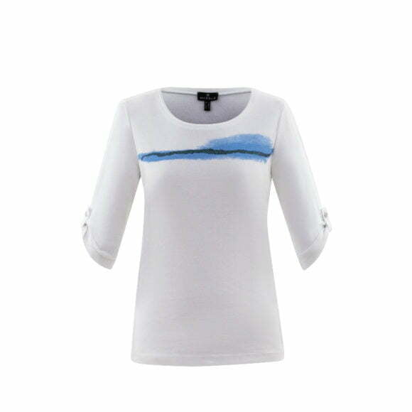 Marble 6528 White/Blue Top
