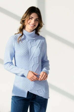 Alison Sheri A40165 Ice Blue Knit Jumper