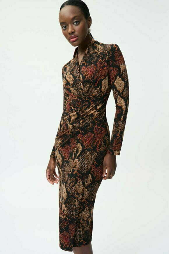Joseph Ribkoff 224079 Black/Multi Dress