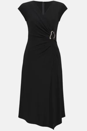 Joseph Ribkoff 231052 Short Sleeve Black Dress