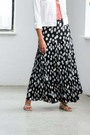 Alison Sheri A41142 Black/White Skirt