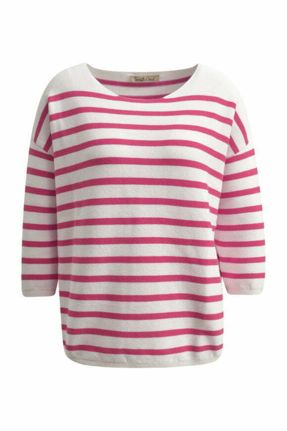 Smith & Soul 0323-0381 Off White/Orchid Jumper