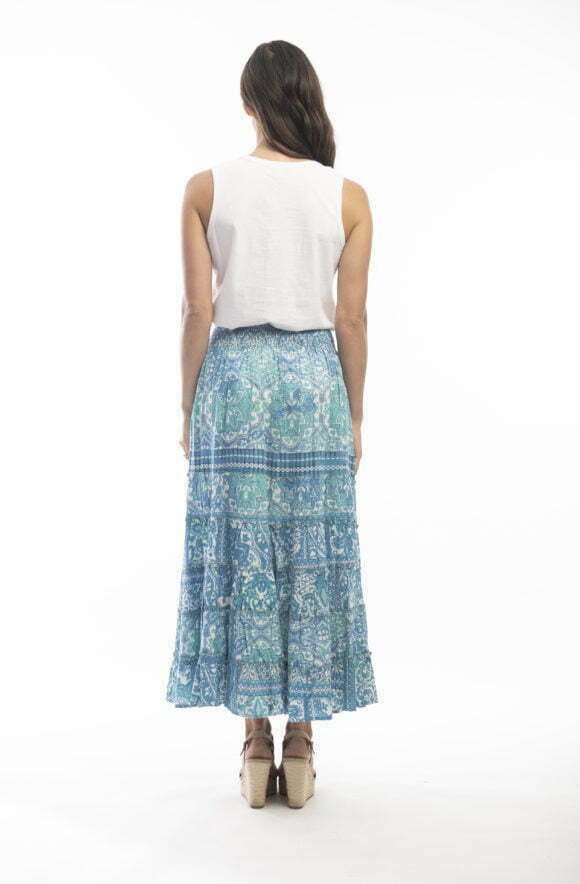Orientique 4507 Blue/Multi Skirt