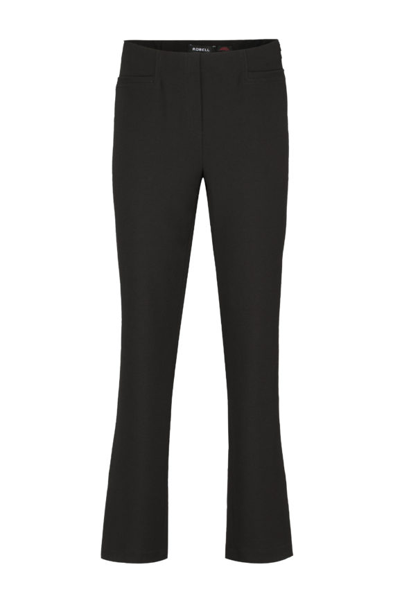 Robell 51408-5689 Jacklyn Black Full Length Trousers