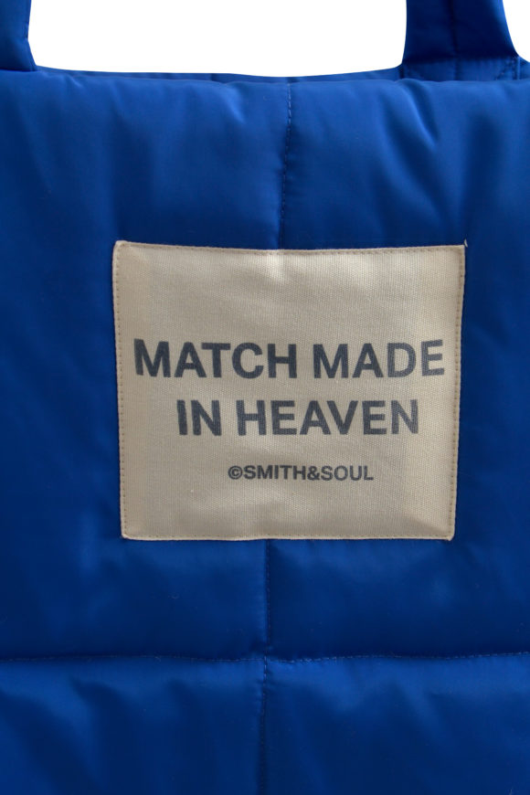 Smith & Soul 0823-0790 Blue Quilted Bag